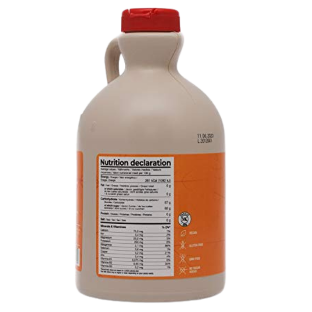 Puro Sciroppo d'acero - Grade A - Dark Color - Robust taste - Caraffa da 4L (5,20Kg) - immagine 3