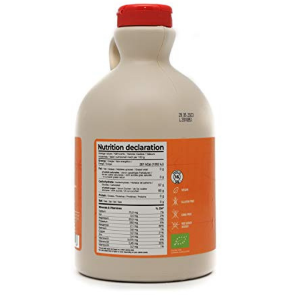 Puro Sciroppo d'acero - Grade A - BIO - Dark Color - Robust taste - Caraffa da 1L (1,32Kg) - immagine 3