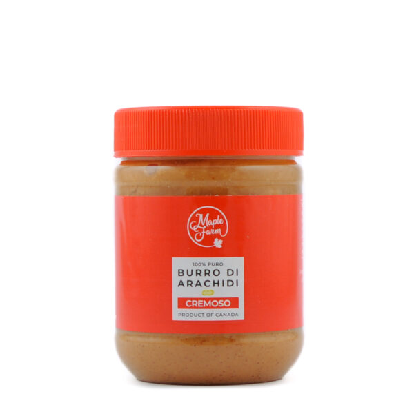 Puro Burro d'arachidi cremoso (CREAMY) - Vaso da 325g