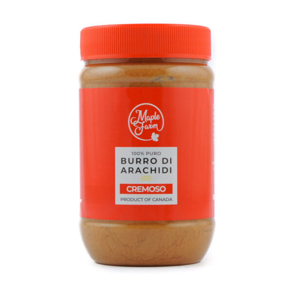Puro Burro d'arachidi cremoso (CREAMY) - Vaso da 500g
