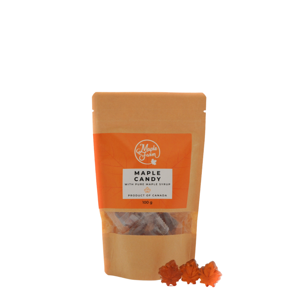 Caramelle allo sciroppo d'acero - 100g