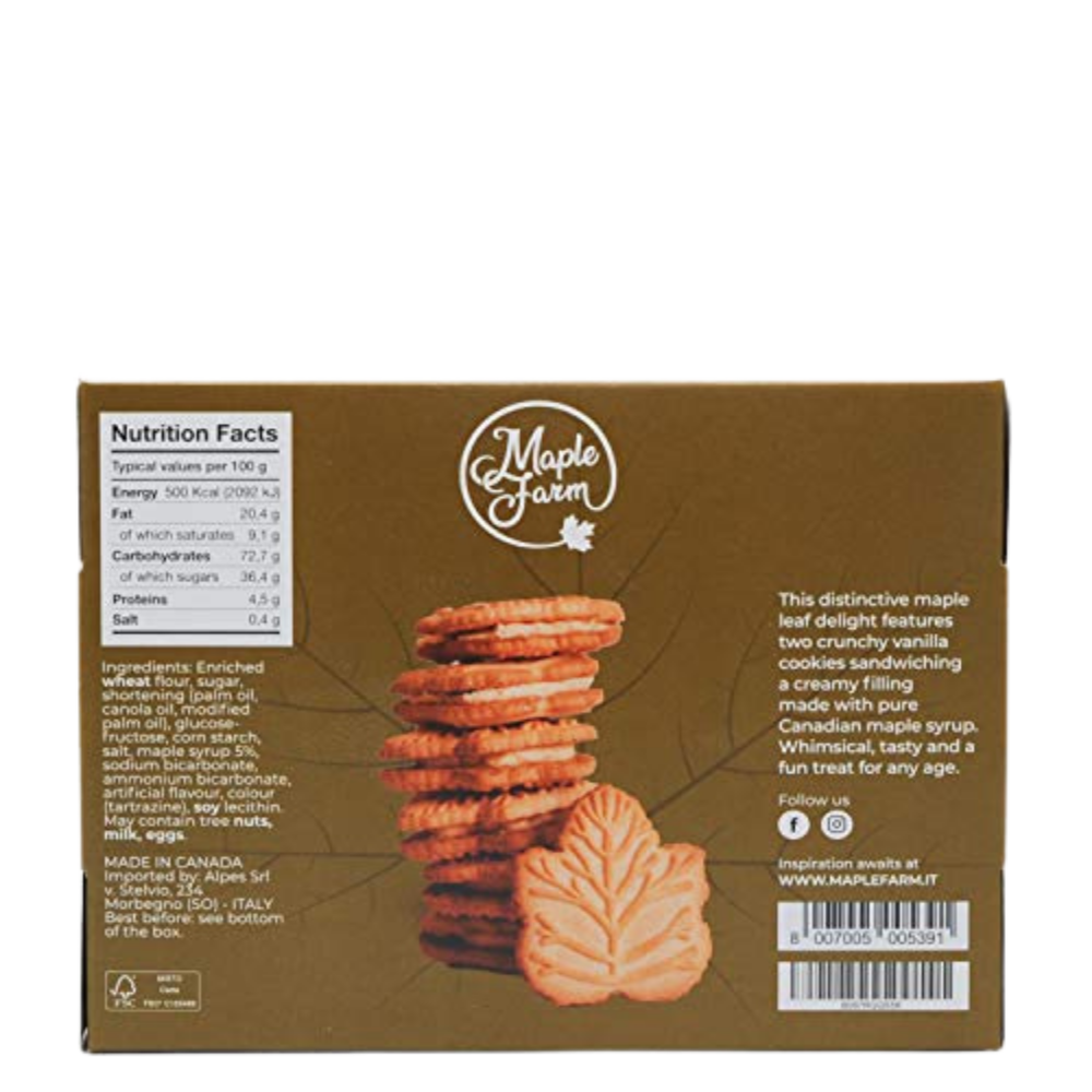 Biscotti allo sciroppo d’acero – Astuccio da 325g - immagine 2