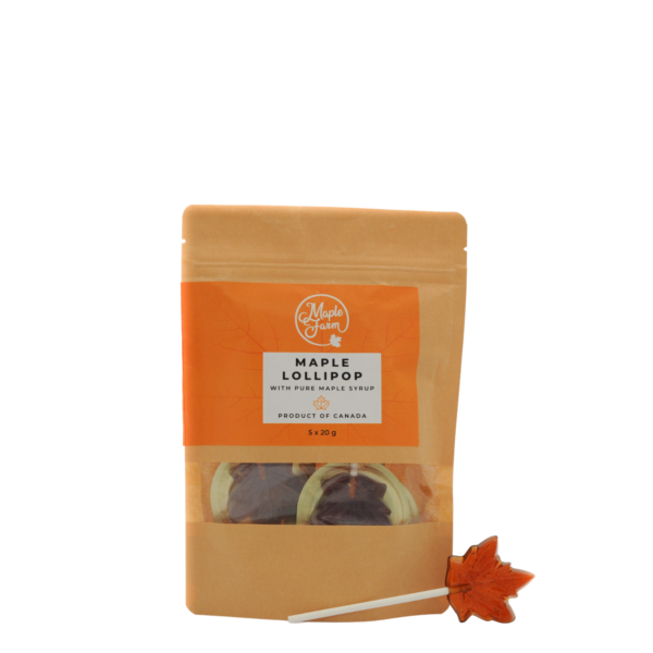 Lecca lecca allo sciroppo d’acero - 100g (5x20g)