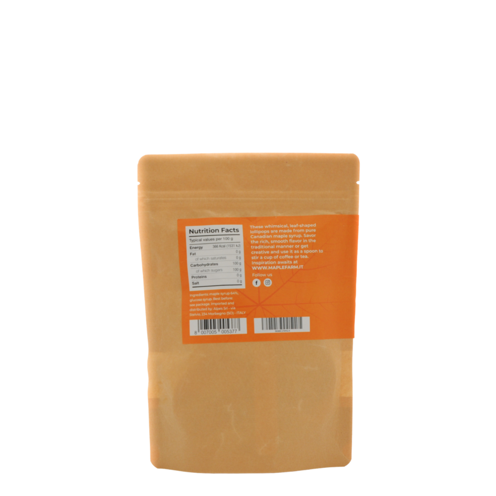 Lecca lecca allo sciroppo d’acero - 100g (5x20g) - immagine 2