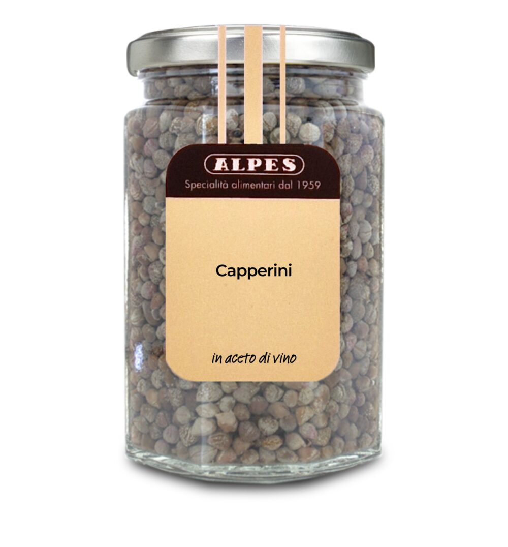 Capperini finissimi in aceto di vino delicato - Vasetto da 290g