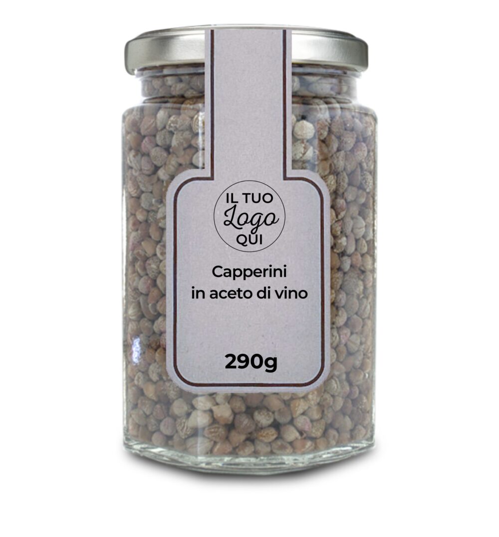 Capperini finissimi in aceto di vino delicato - Vasetto da 290g