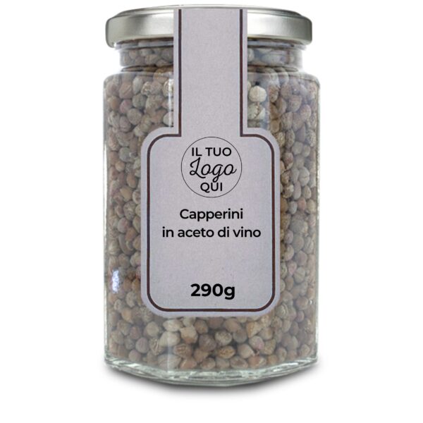 Capperini finissimi in aceto di vino delicato - Vasetto da 290g