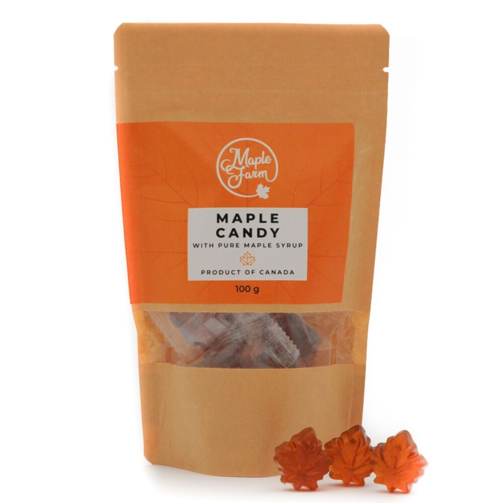 Caramelle allo sciroppo d'acero - 100g