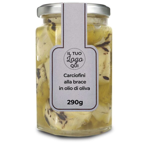Carciofini alla brace in olio di oliva - Vasetto da 290g