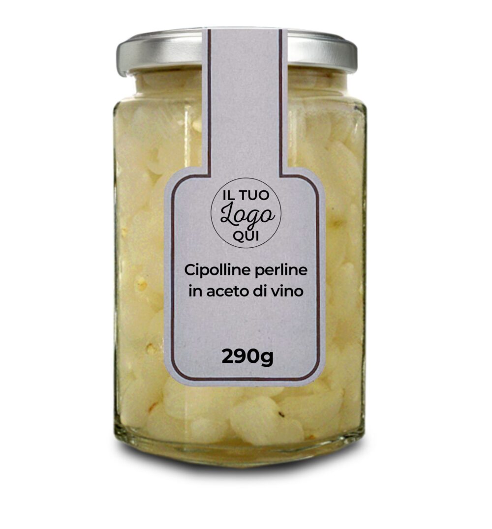 Cipolline perline in aceto di vino delicato - Vasetto da 290g
