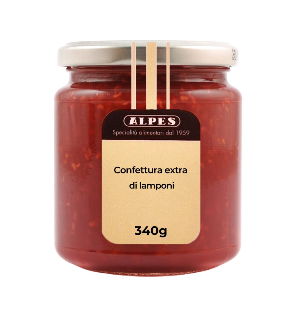 Confettura Extra di Lamponi - Vasetto da 340g