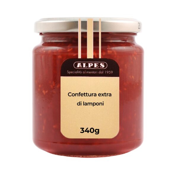 Confettura Extra di Lamponi - Vasetto da 340g