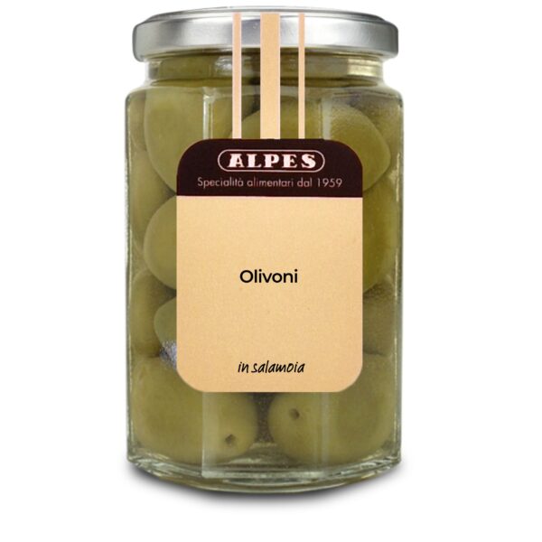 Olivoni verdi in salamoia - Vasetto da 290g