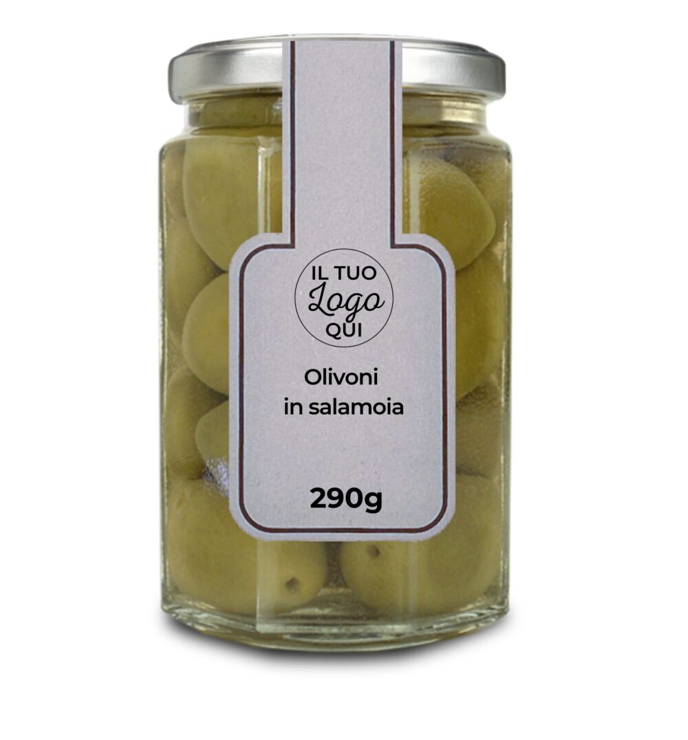 Olivoni verdi in salamoia - Vasetto da 290g