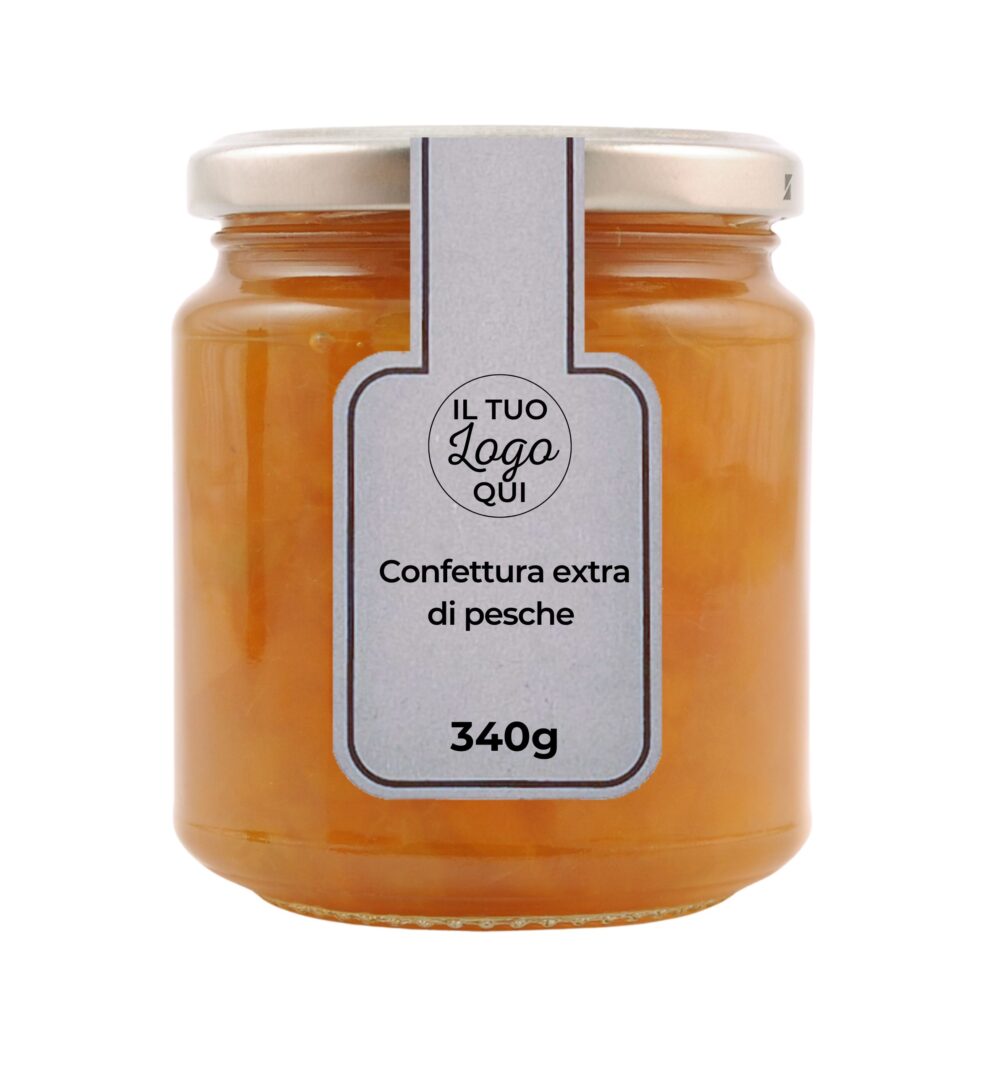 Confettura Extra di Pesche - Vasetto da 340g