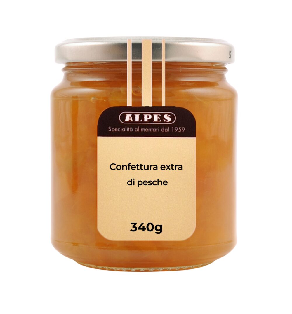 Confettura Extra di Pesche - Vasetto da 340g