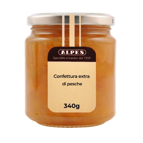 Confettura Extra di Pesche - Vasetto da 340g