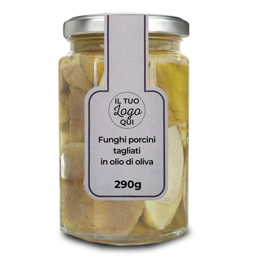 Funghi Porcini Tagliati in olio di oliva - Vasetto da 290g