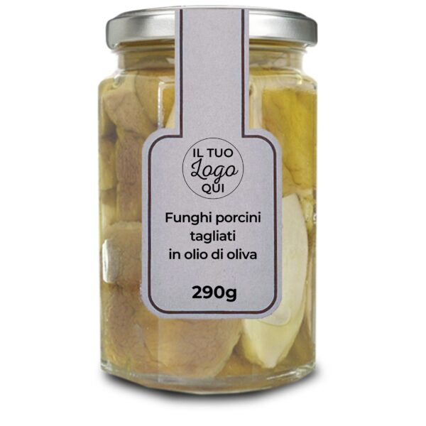 Funghi Porcini Tagliati in olio di oliva - Vasetto da 290g